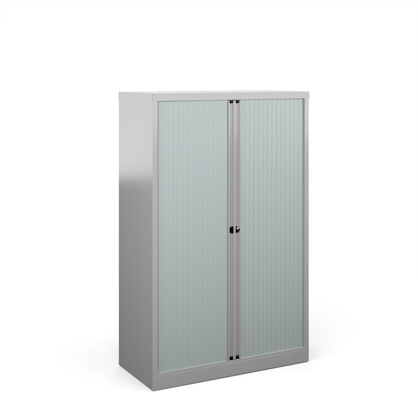 Steel Medium Tambour Cupboard