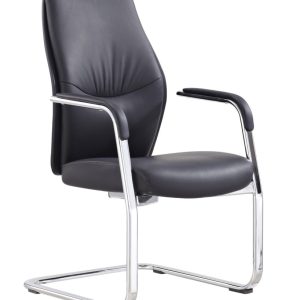 Alfonzo Black Leather Executive Meeting Chair
